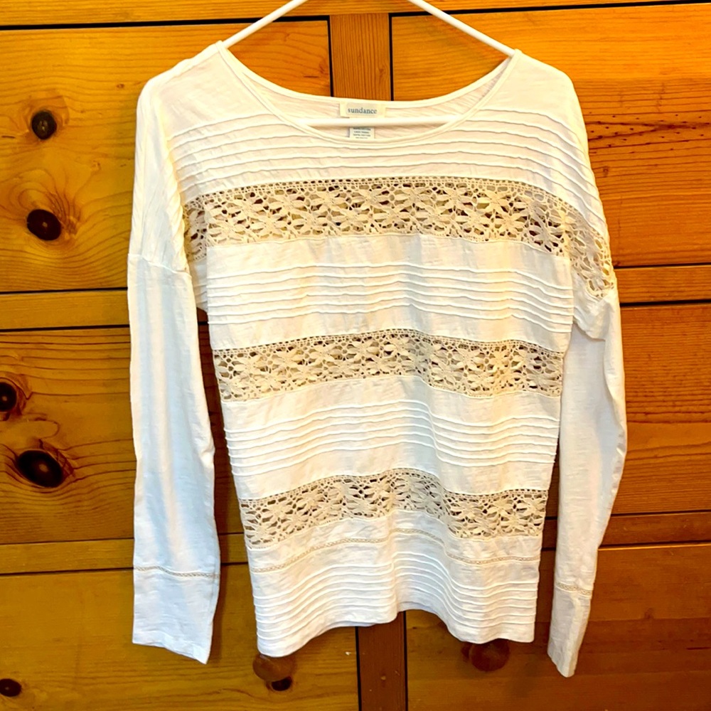 Sundance size medium long sleeve top